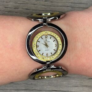 Y2K Two-Tone Bracelet Watch